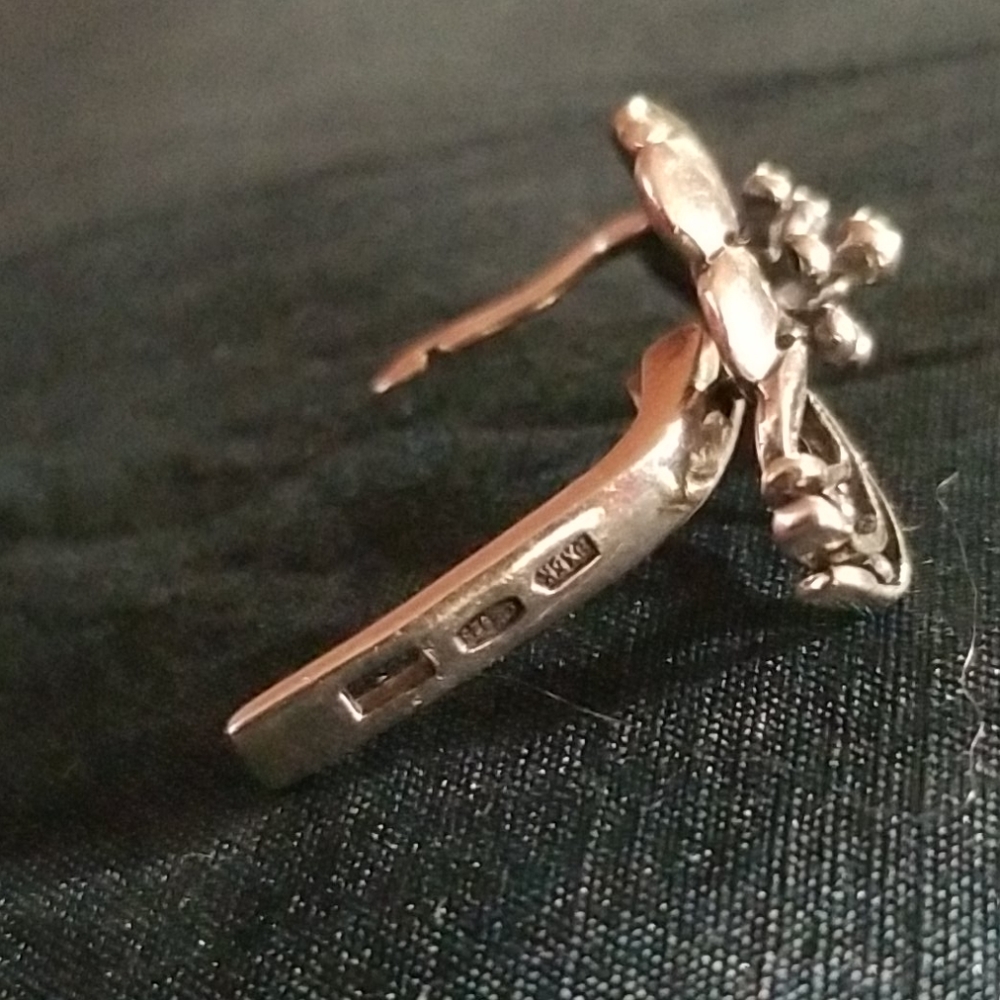 Silver  earrings - Picture 2 of 3